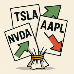 📆 TSLA-AAPL-NVDA FutureChart_3M
